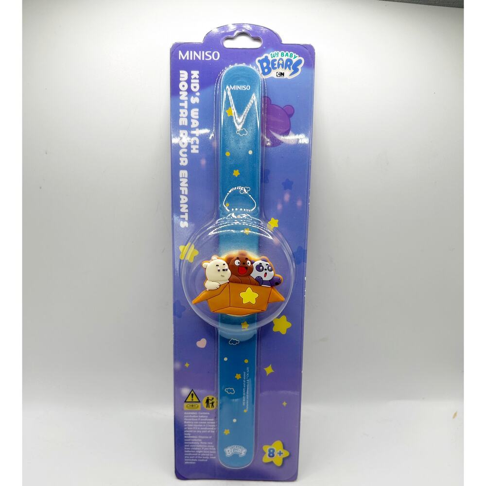 We Baby Bears Cartoon Network Kids Wrist Digital Watch MINISO New Sealed HTF